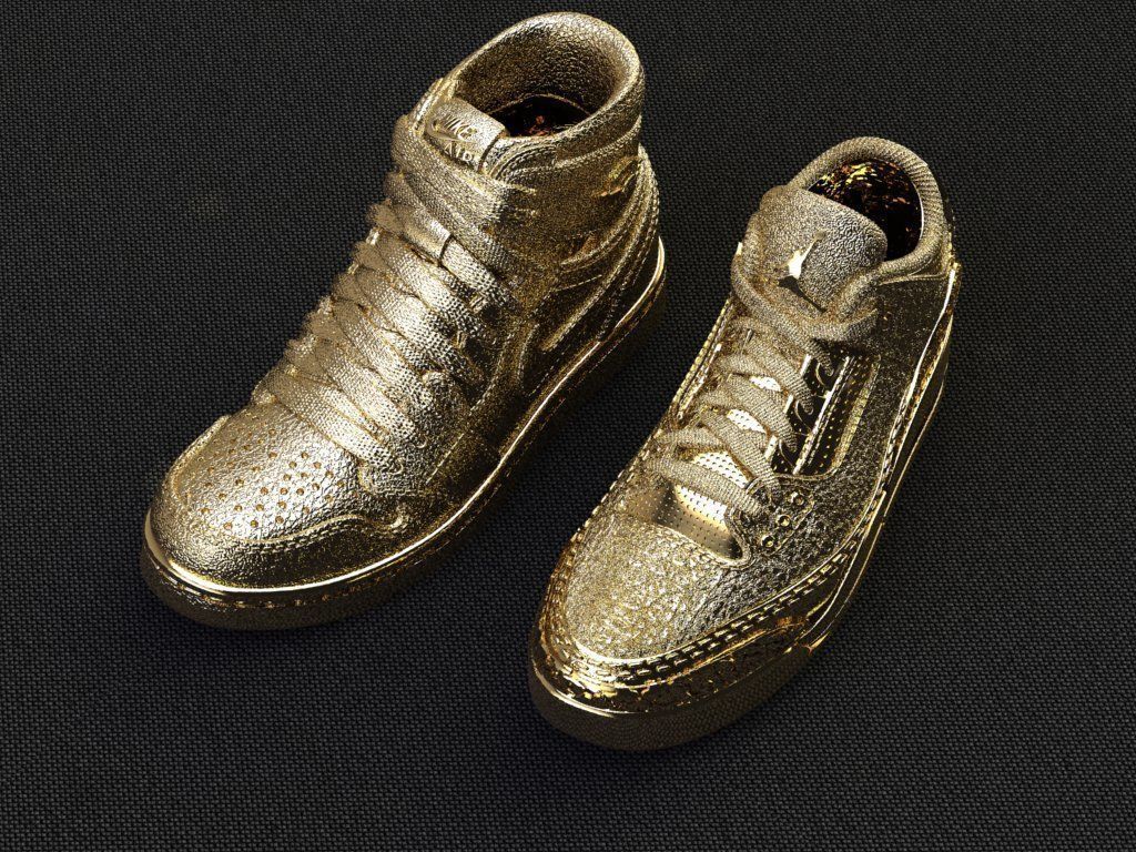 Jordan 1 Retro High Satin Black Toe 3D print model_9