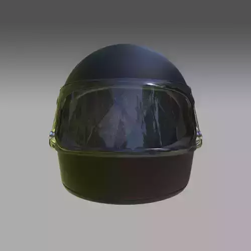 Motorcycle Helmet Low-poly 3D model