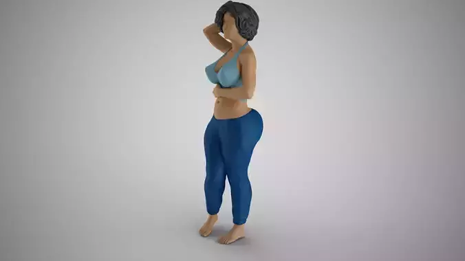 Tender Girl 4 3D print model