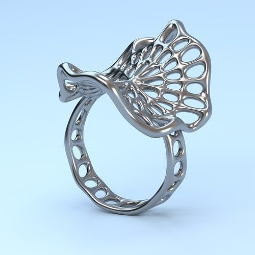 Lambada Lace Ring 3D print model
