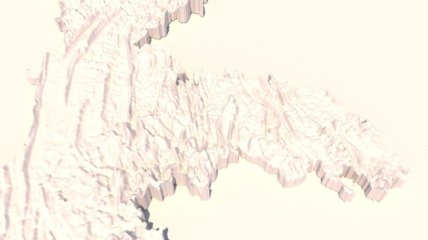 CHONGQING CITY  Terrian Topography Digital Elevation SKP MAX 3D model_13