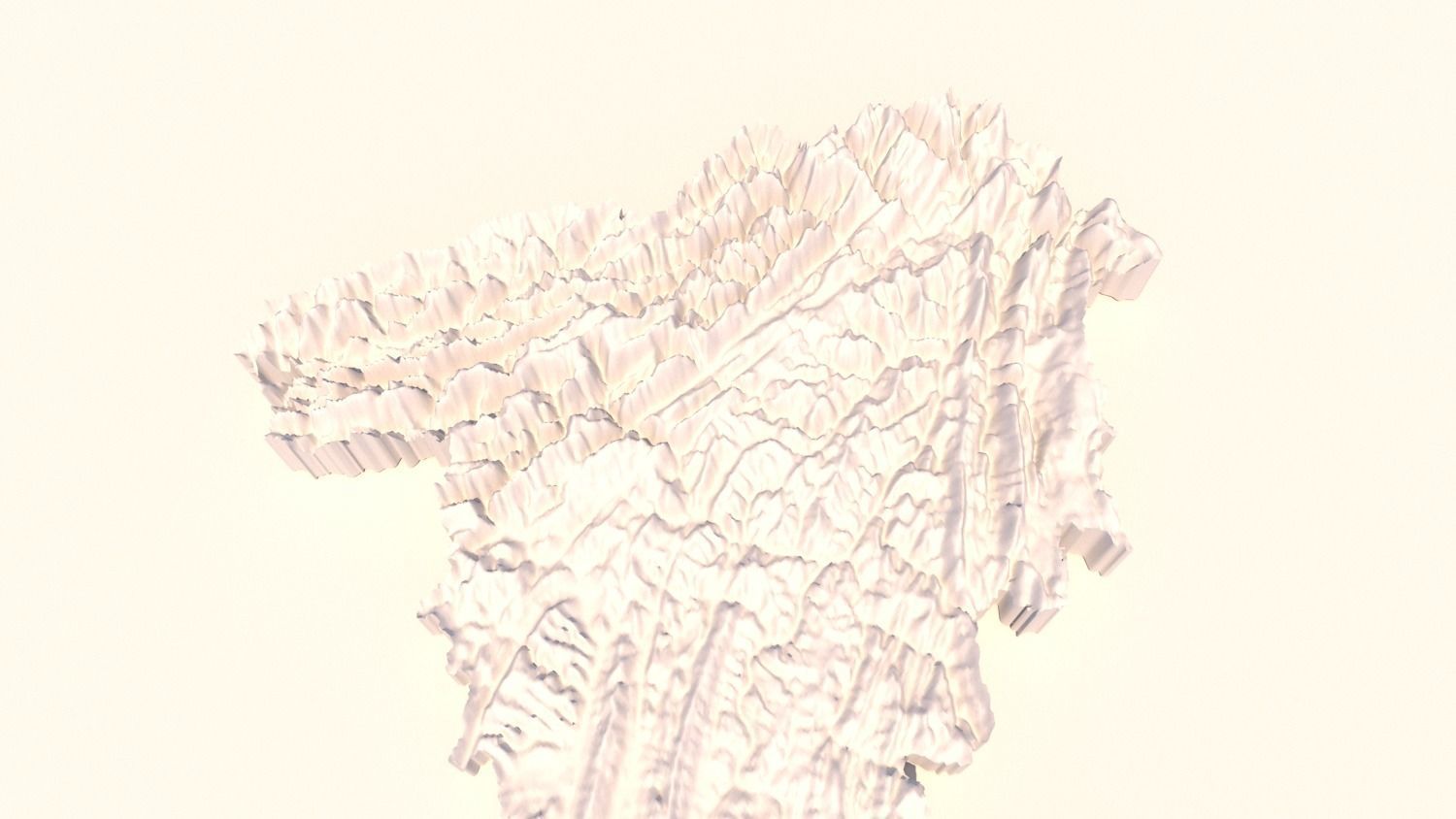 CHONGQING CITY  Terrian Topography Digital Elevation SKP MAX 3D model_11