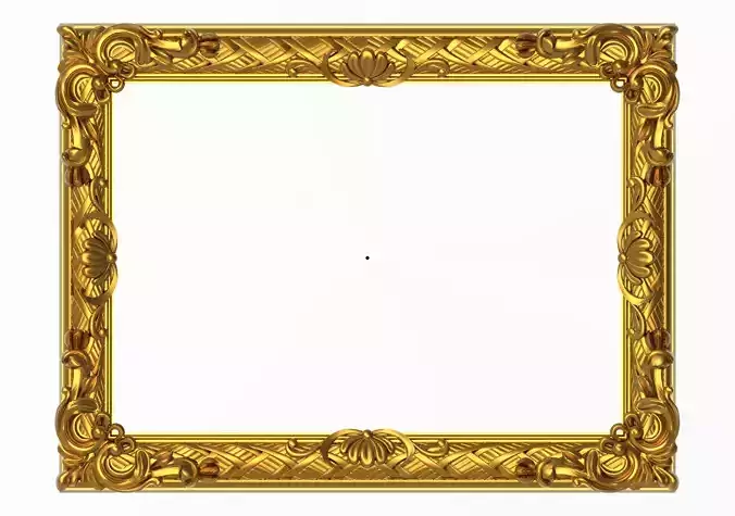 Carved Picture Frame 3D model