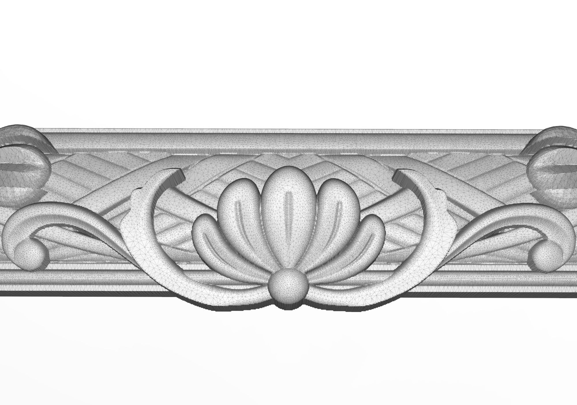 Carved Picture Frame 3D model_10