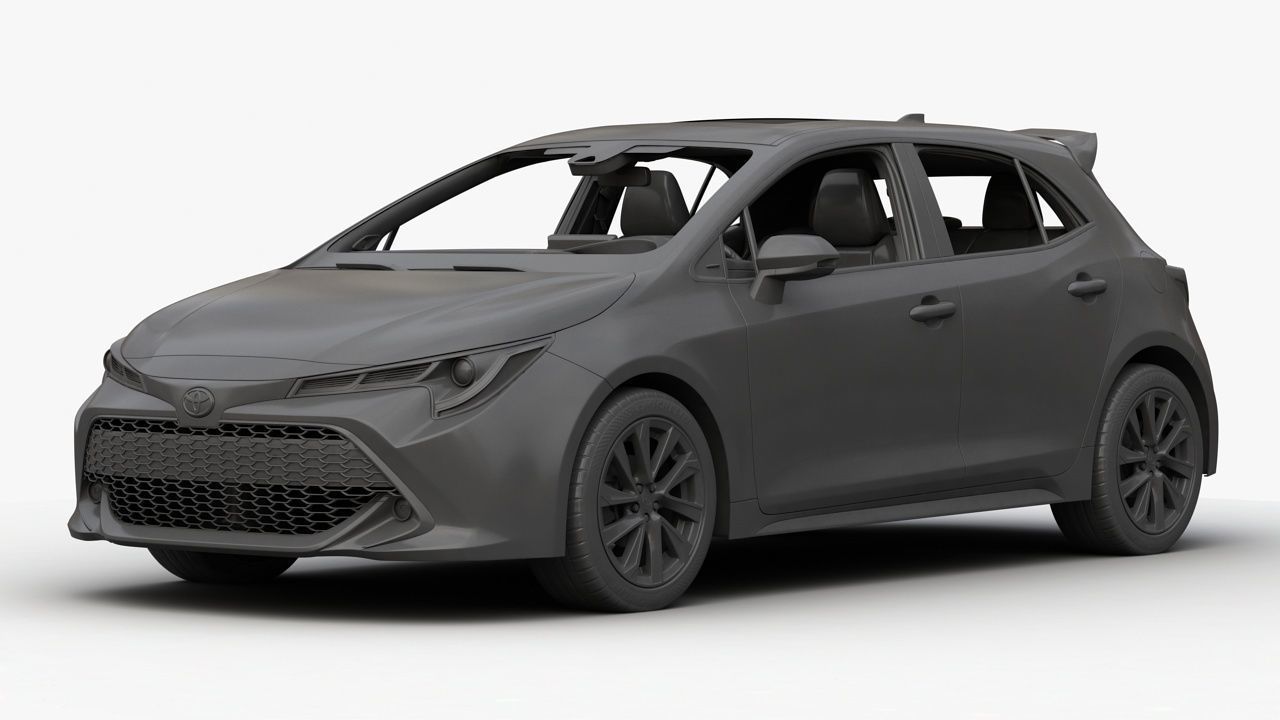Toyota Corolla Hatchback 3D model_21
