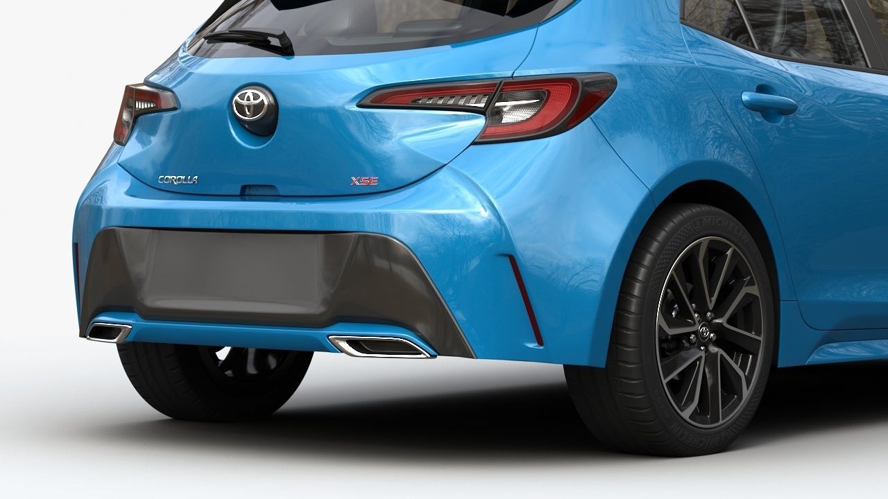 Toyota Corolla Hatchback 3D model_3