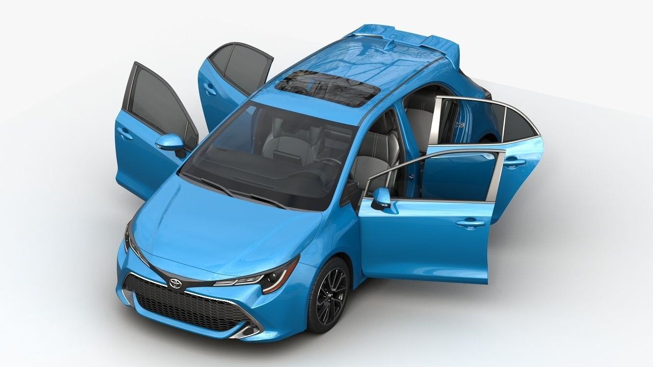 Toyota Corolla Hatchback 3D model_10