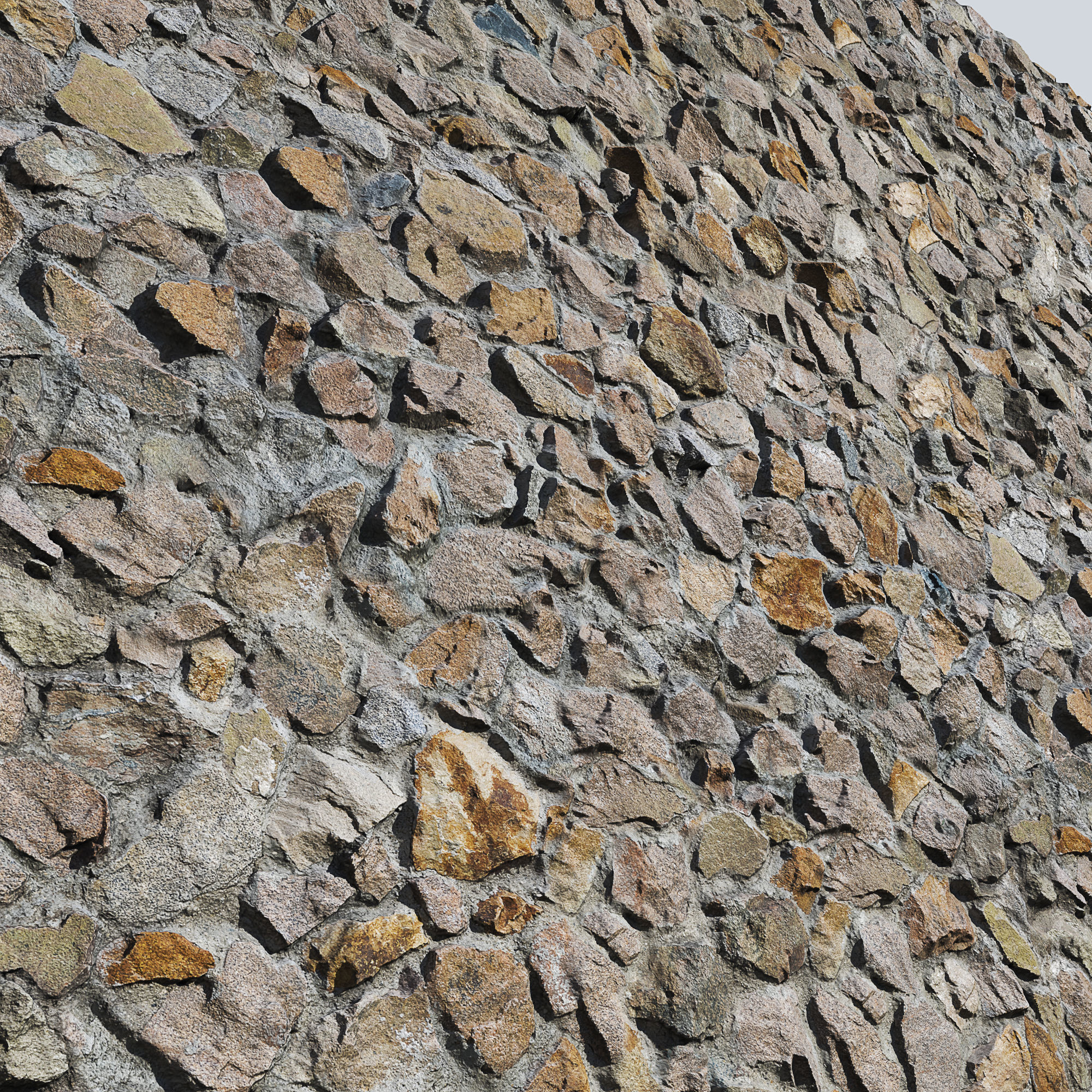 Ultra realistic Decorative Stone 3D model_3