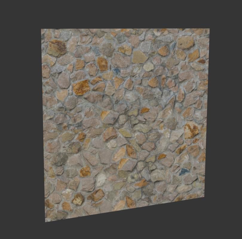 Ultra realistic Decorative Stone 3D model_9
