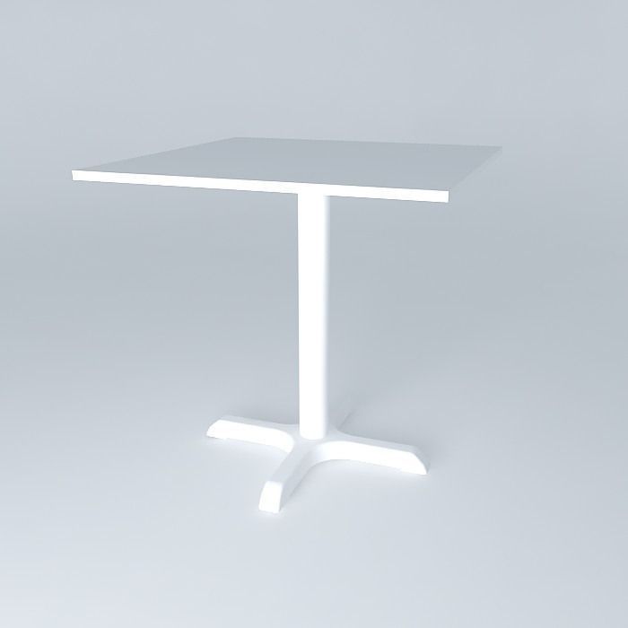 Dining Table  Free 3D model_1