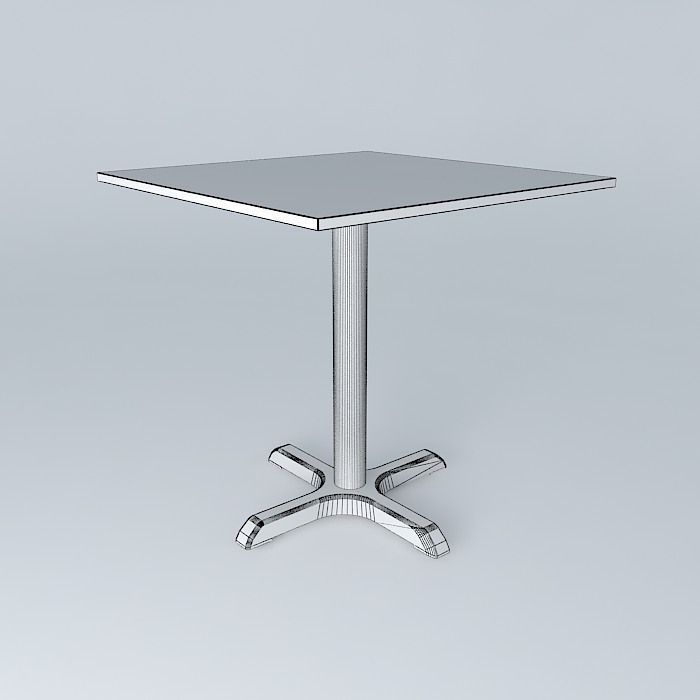 Dining Table  Free 3D model_3