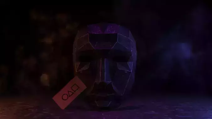 Mask Squid game 3D Model