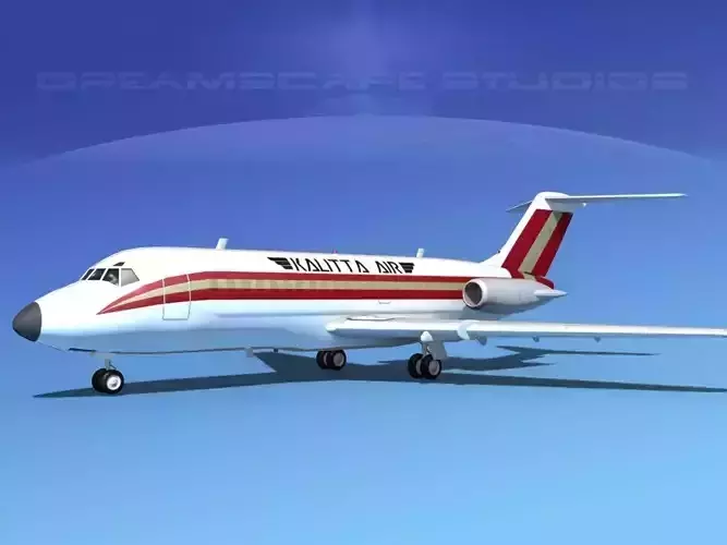 Douglas DC-9-20 Kallitta 3D model