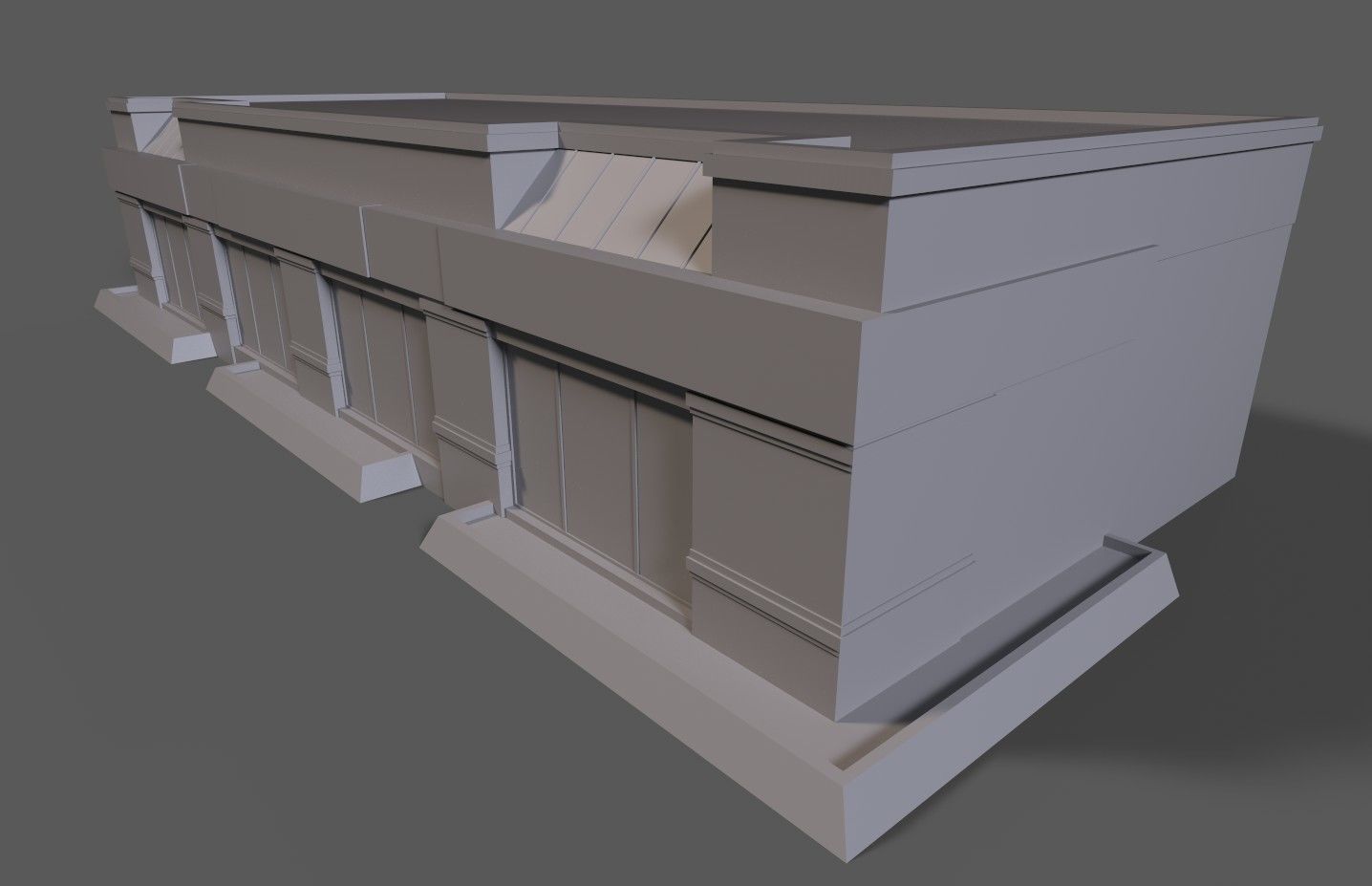 full building 1 Free low-poly 3D model_9