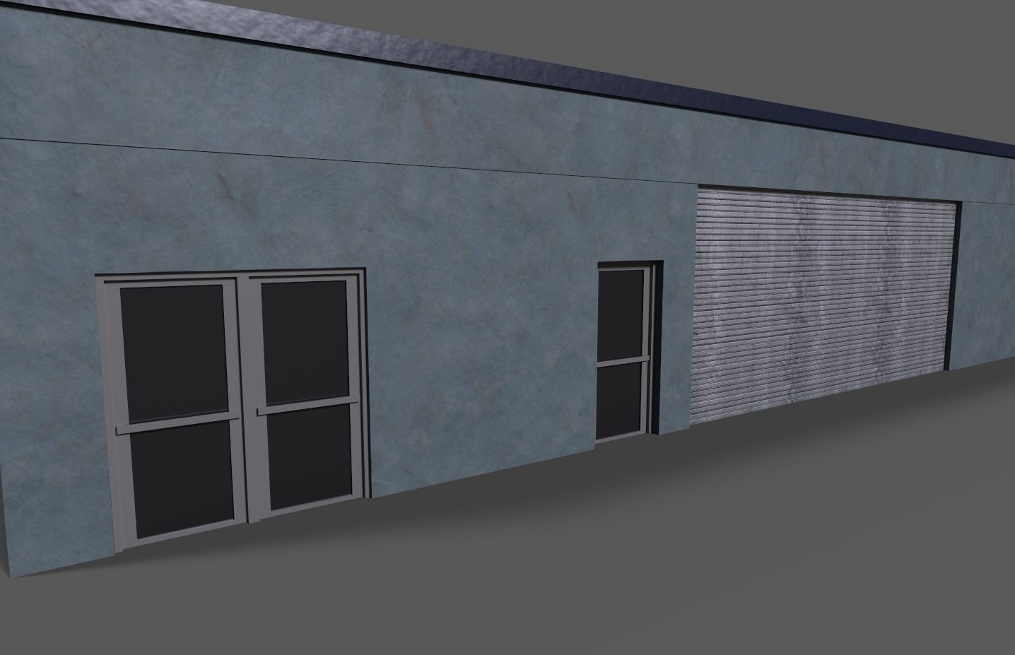 full building 1 Free low-poly 3D model_4