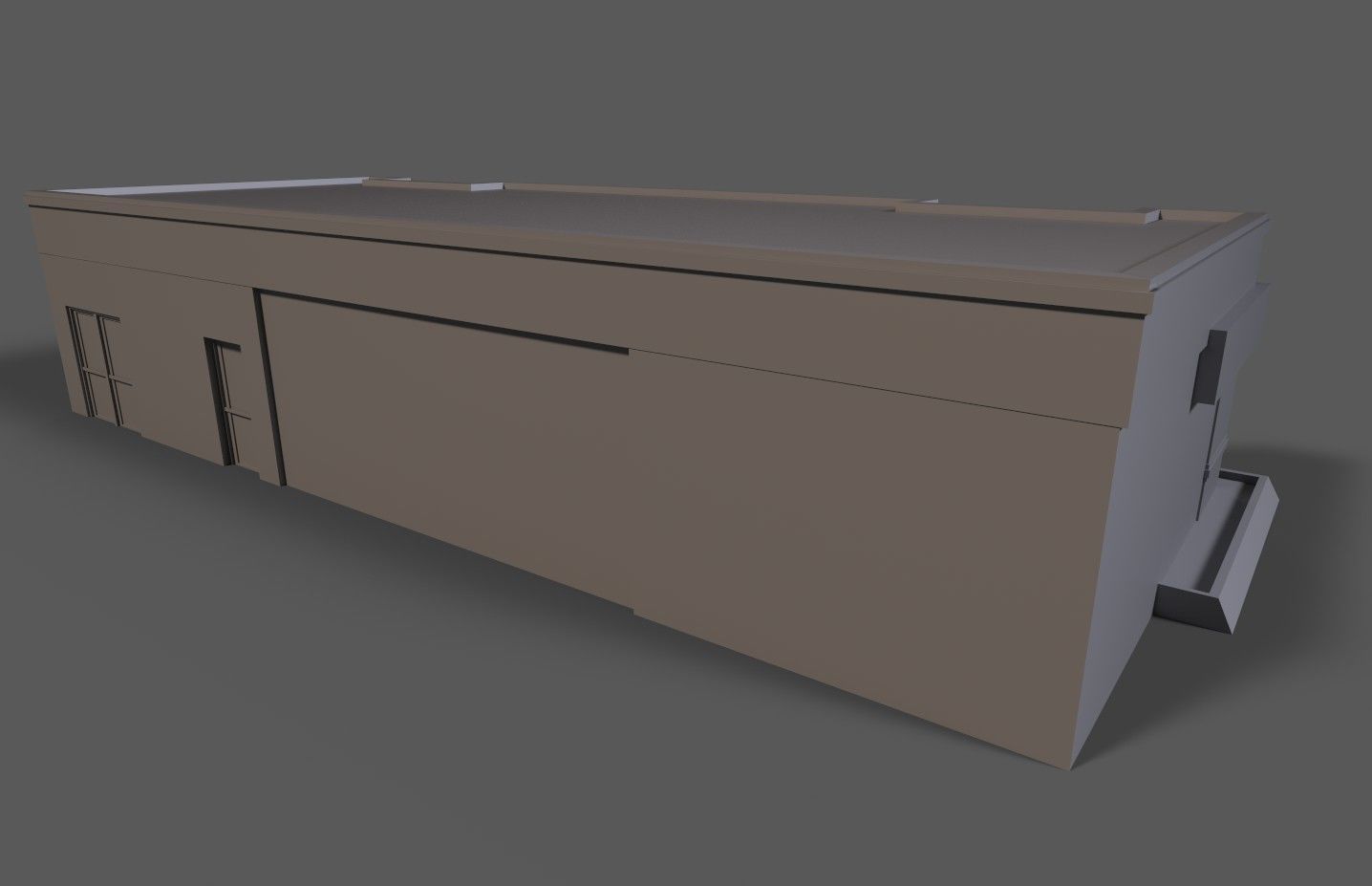 full building 1 Free low-poly 3D model_7