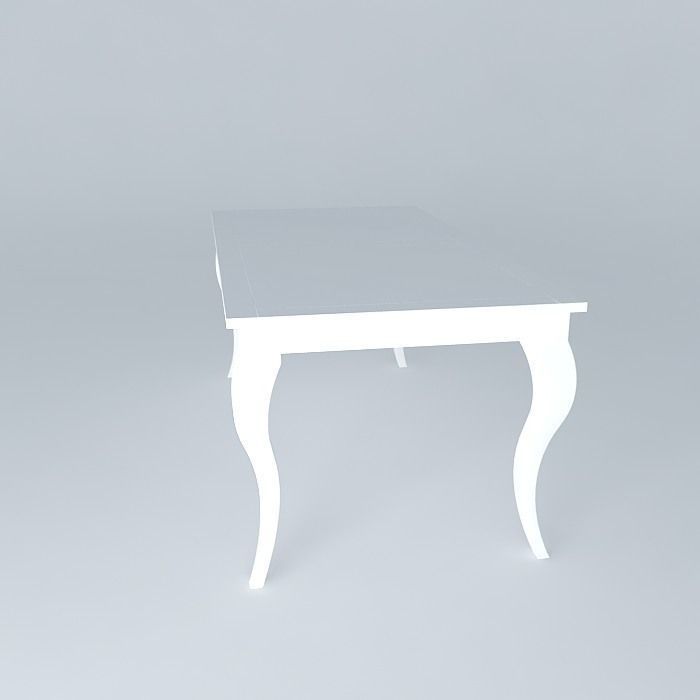 Dining Table  Free 3D model_2
