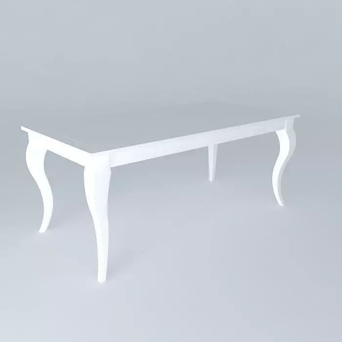 Dining Table  Free 3D model_0