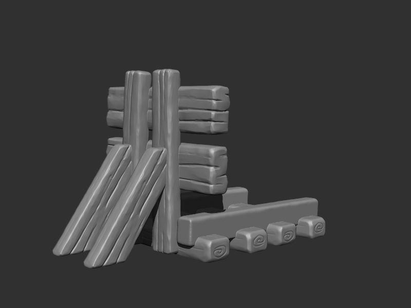 3D Printing Mine Props 3D print model_11