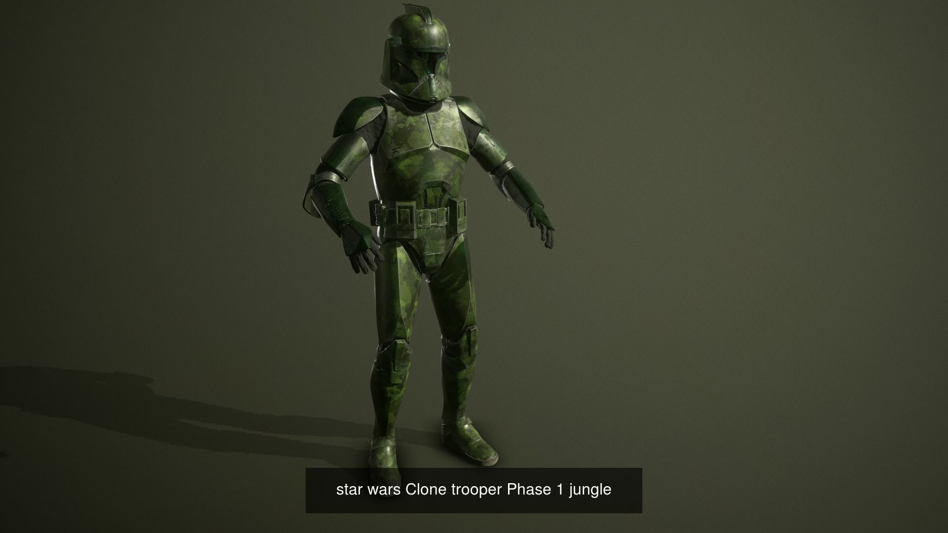 Clone trooper Phase 1 skin pack 3D Model Collection_4