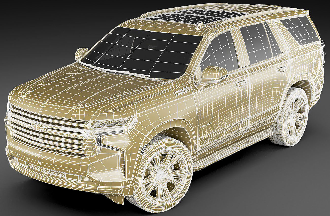 Tahoe SUV 2021 3D model_24