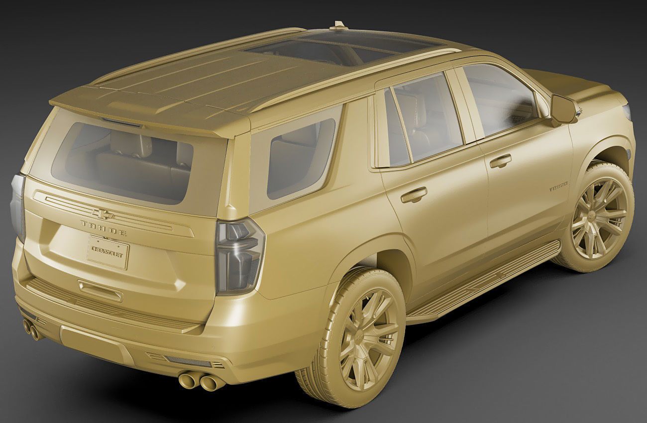 Tahoe SUV 2021 3D model_20
