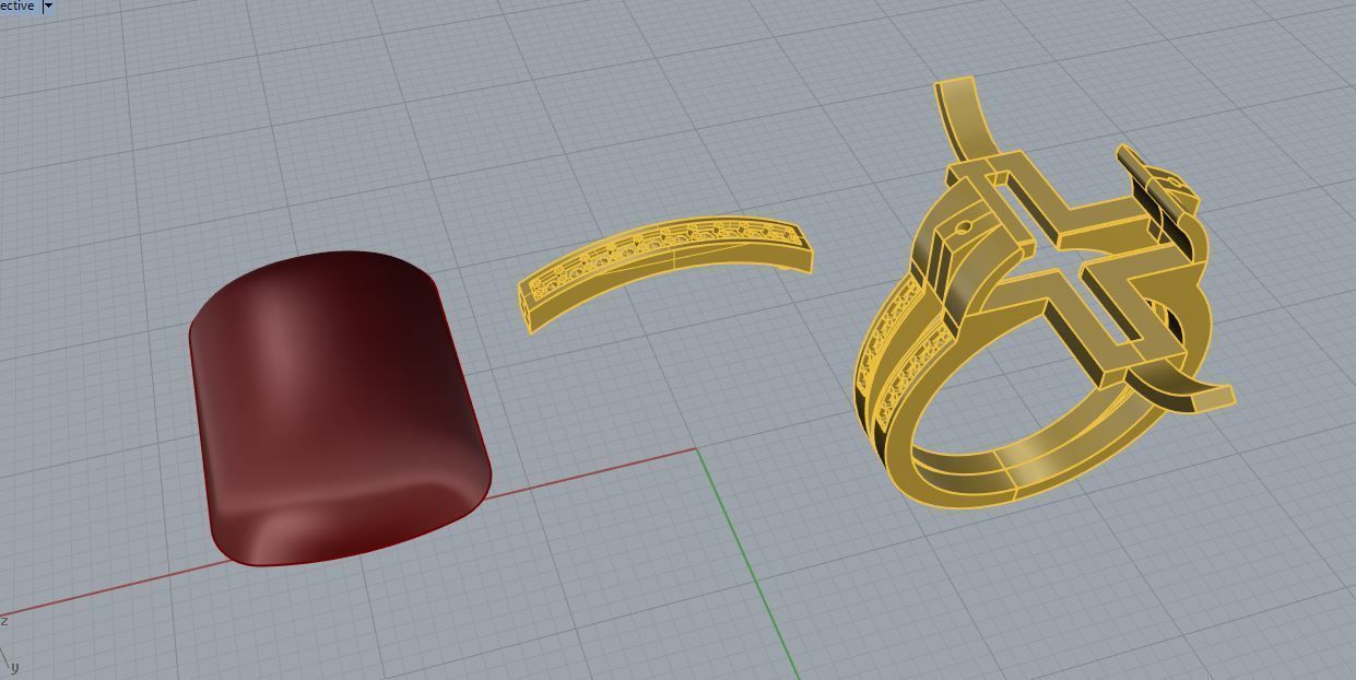 Ring and Earrings 36 3D print model_7