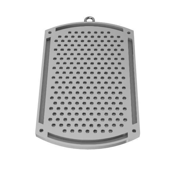 Pendant army with gem model for printable 3D print model_12