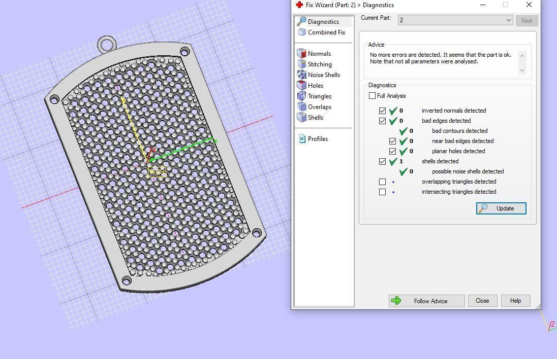 Pendant army with gem model for printable 3D print model_10