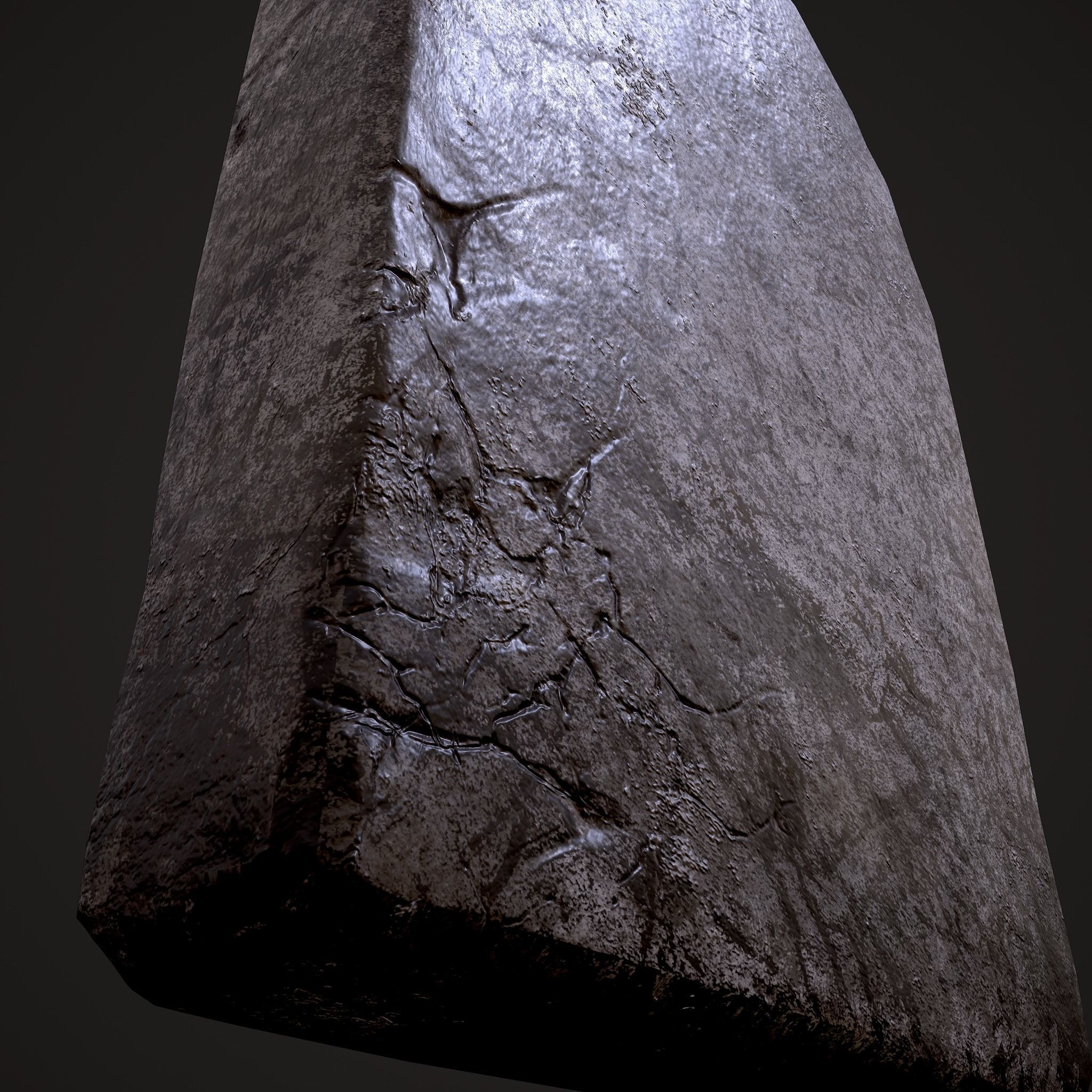 Grave Stones 3 Pack 3D Model Collection_42