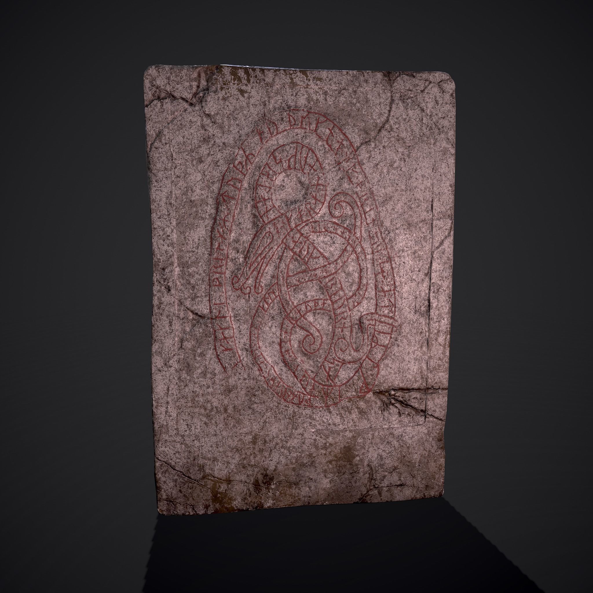 Grave Stones 3 Pack 3D Model Collection_49