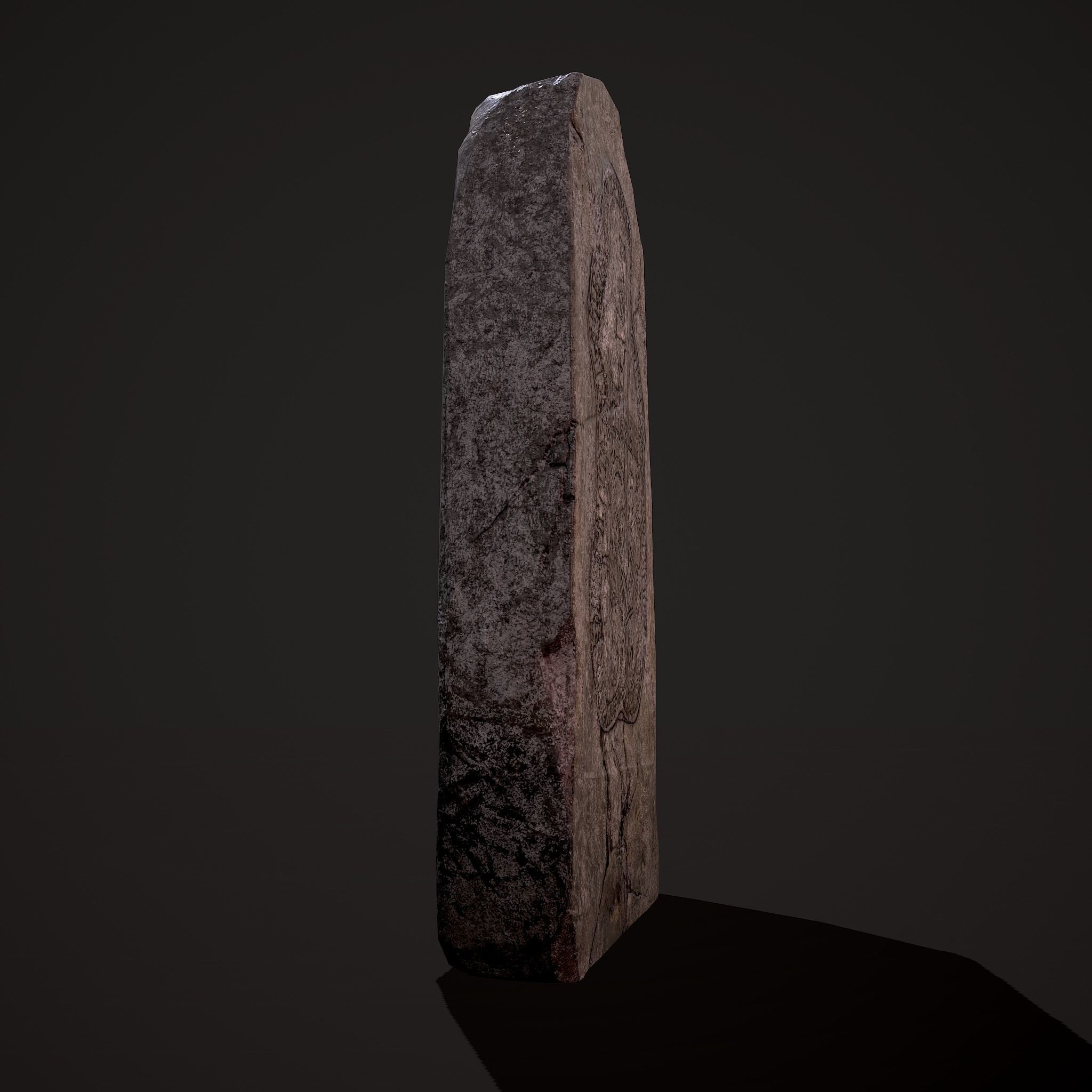 Grave Stones 3 Pack 3D Model Collection_34