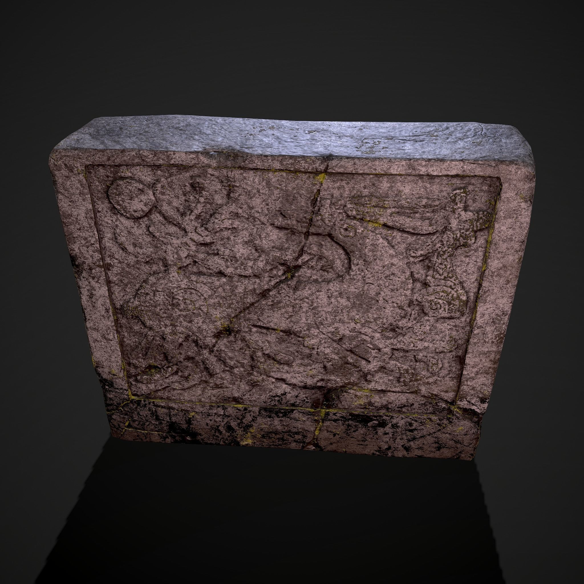 Grave Stones 3 Pack 3D Model Collection_47