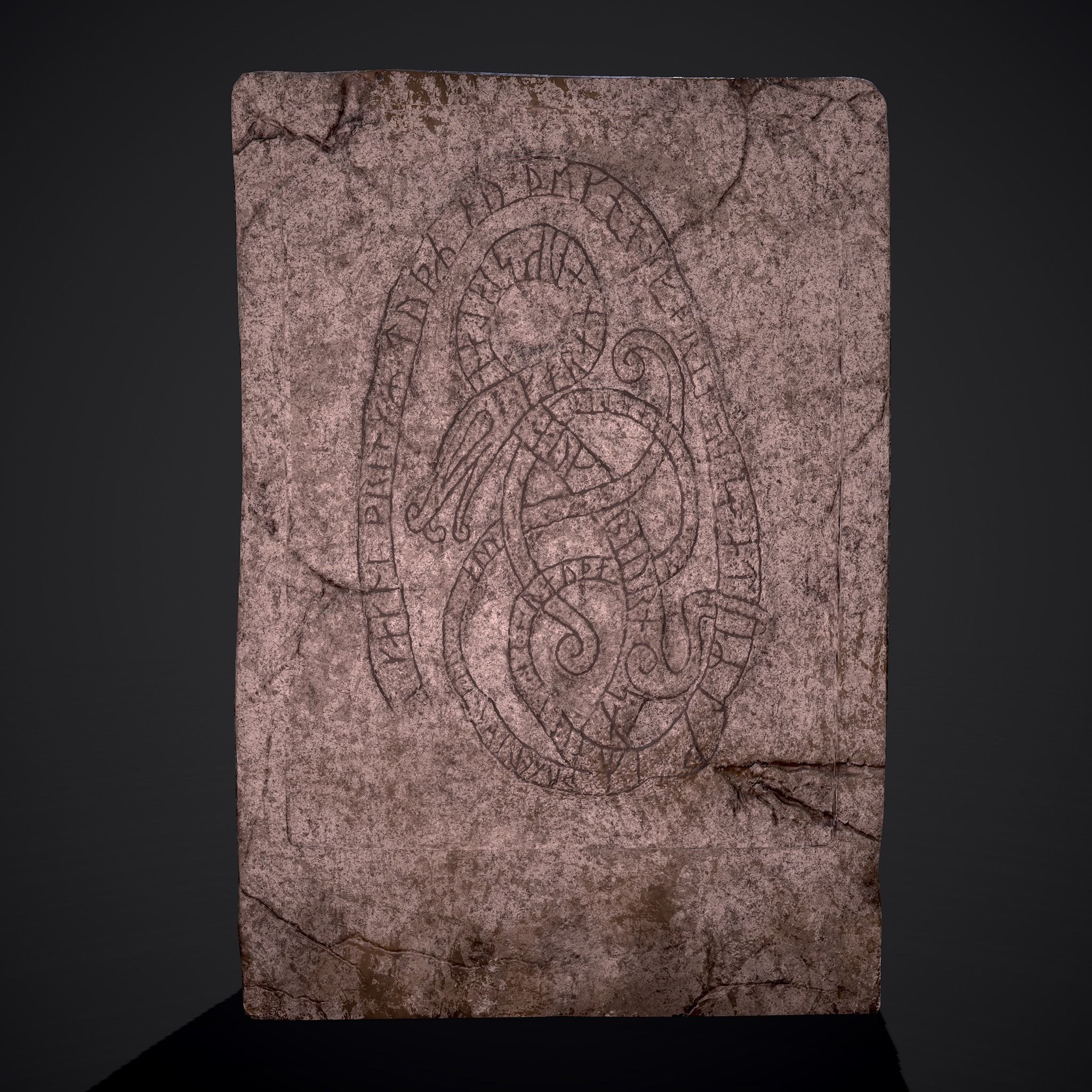 Grave Stones 3 Pack 3D Model Collection_21