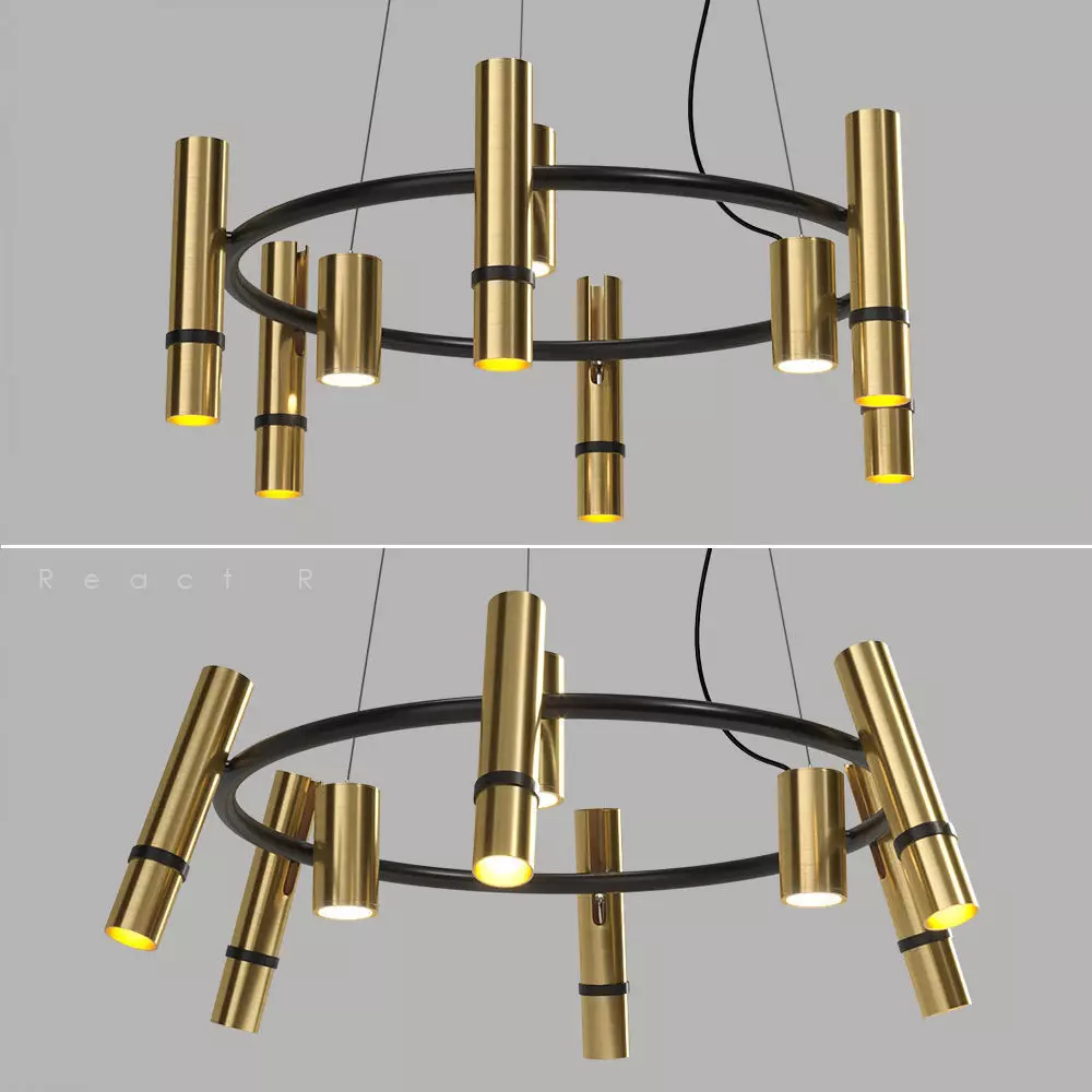 Lampatron React R 9 lamps 3D model_0