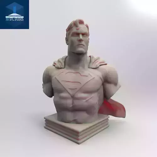 SUPERMAN BUST 3D print model