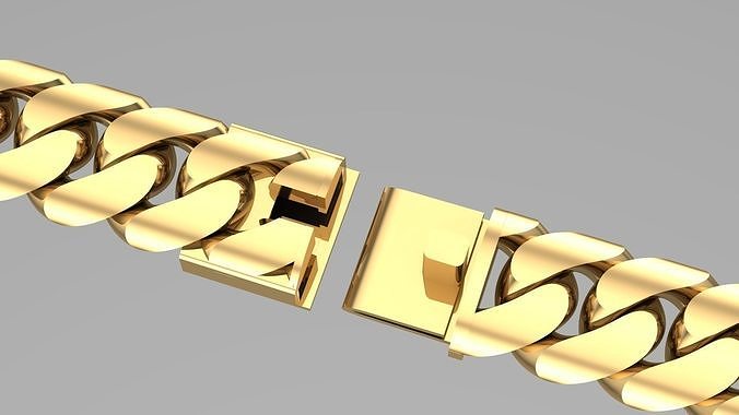 cuban chain stl 3D model