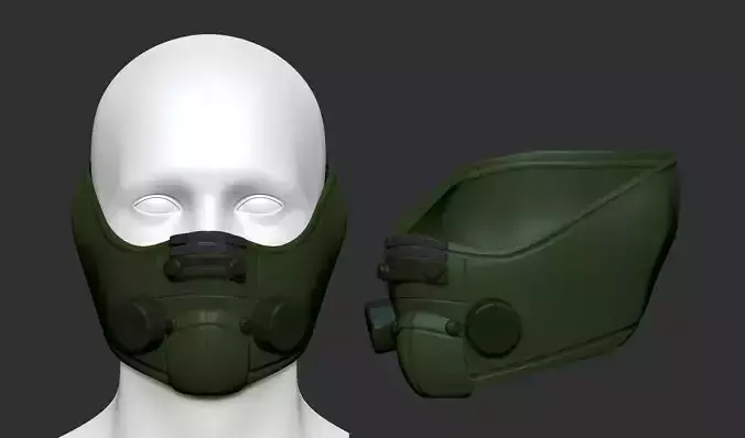 High quality helmet millitary high poly sculpt 3d printable