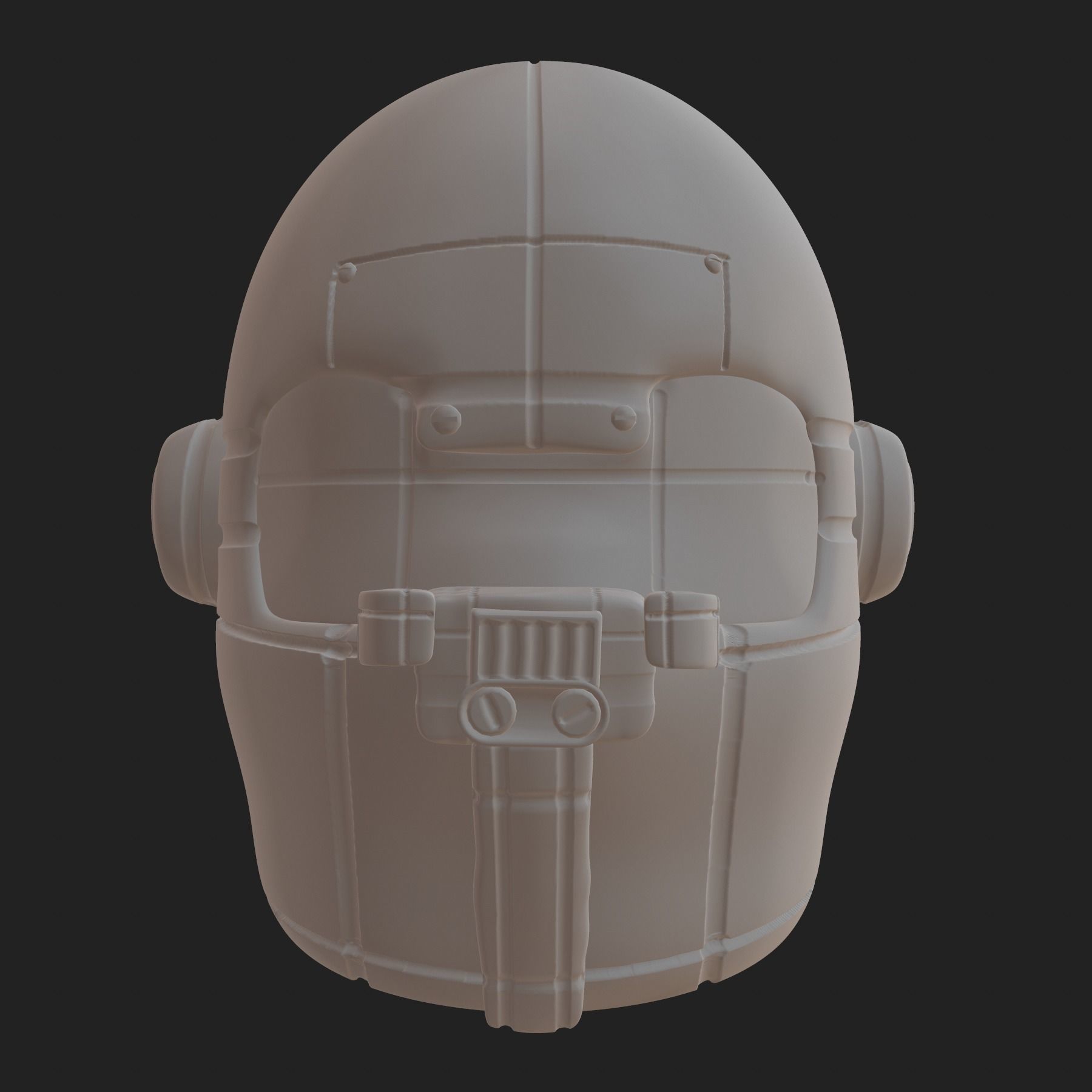 High quality fantasy helmet high poly sculpt 3d printable 3D model_7