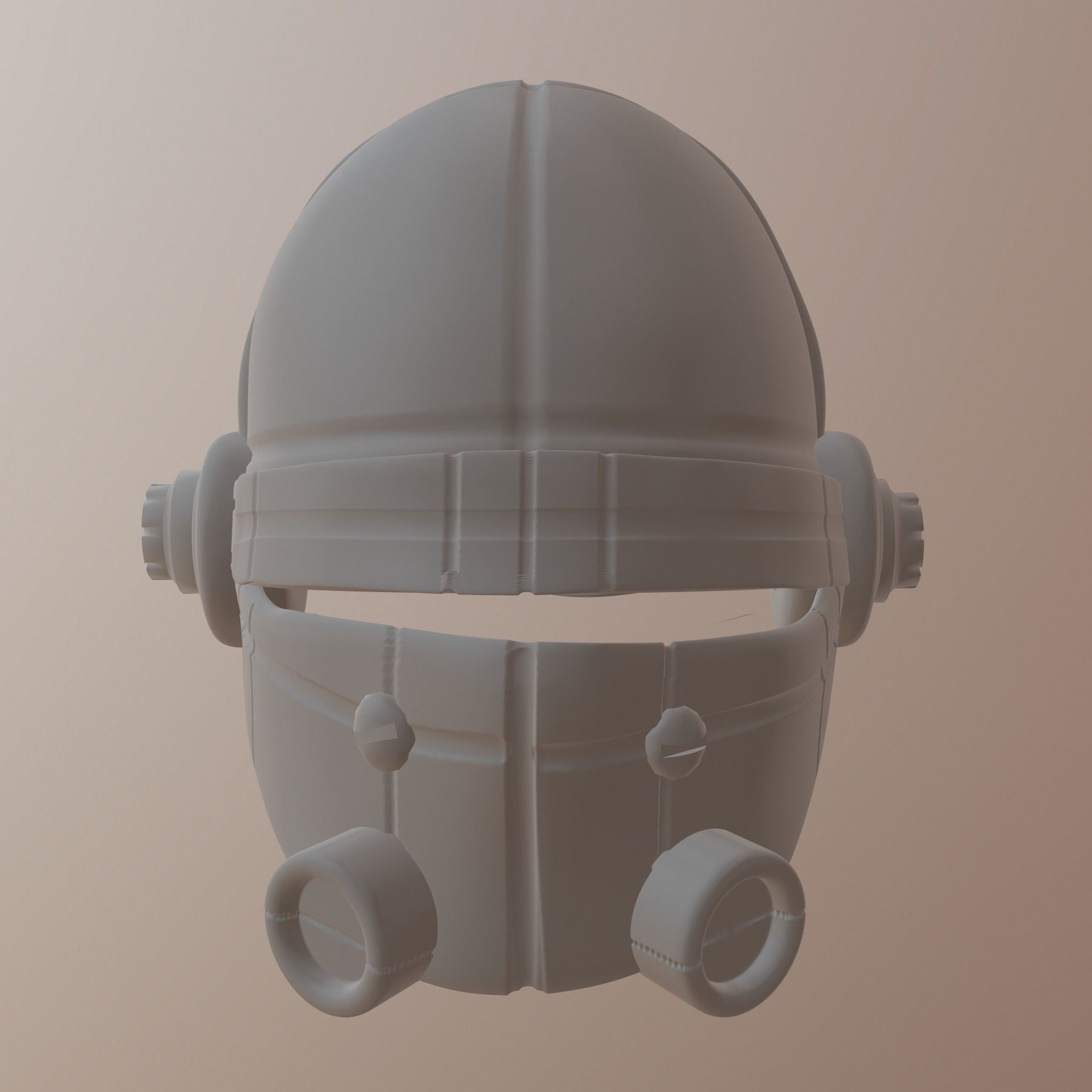 High quality helmet high poly sculpt 3d printable 3D model_7