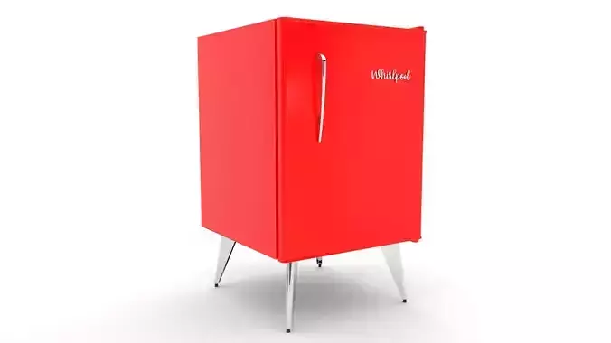 Fridge Vintage - Red- Whirlpool 