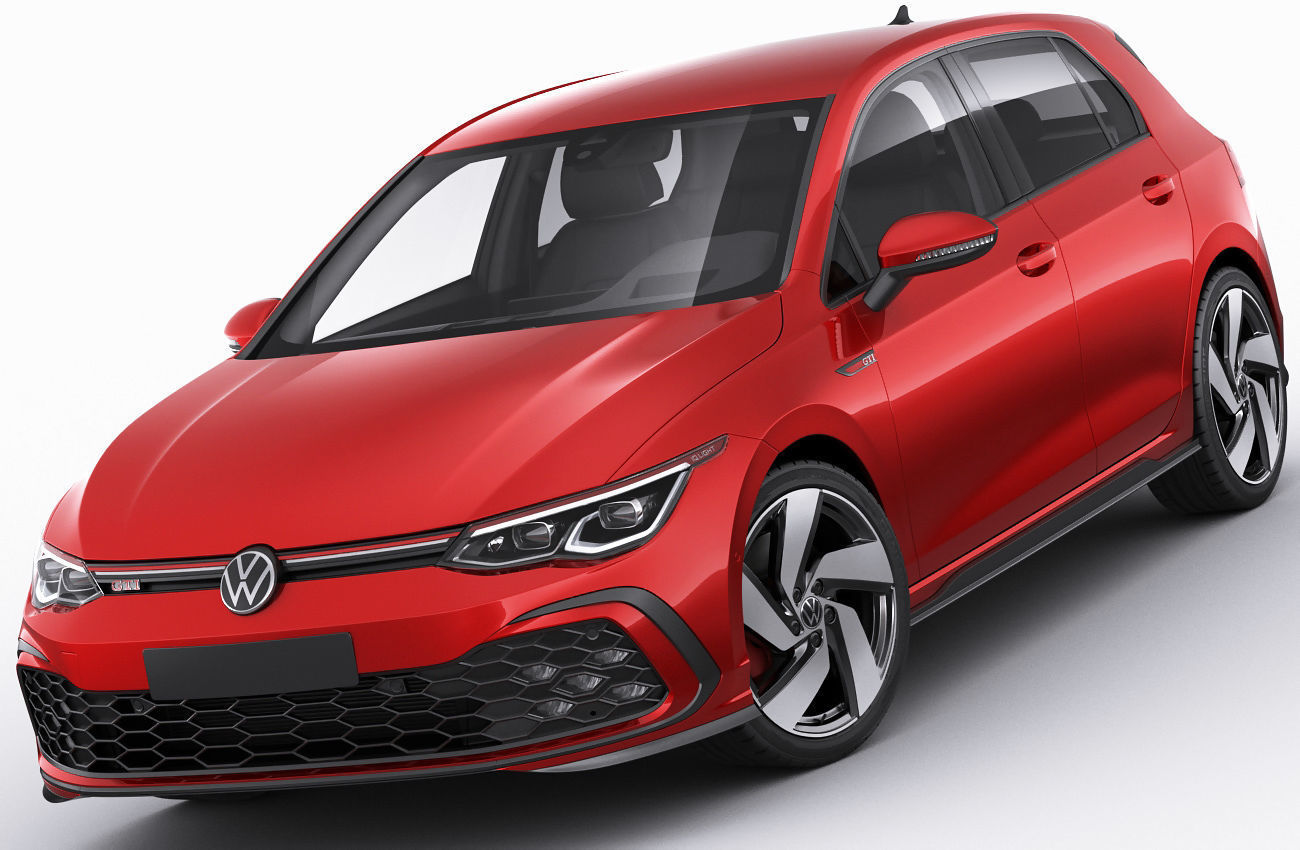 Volkswagen Golf 2020 GTI  GTE  R-line 3D model_2