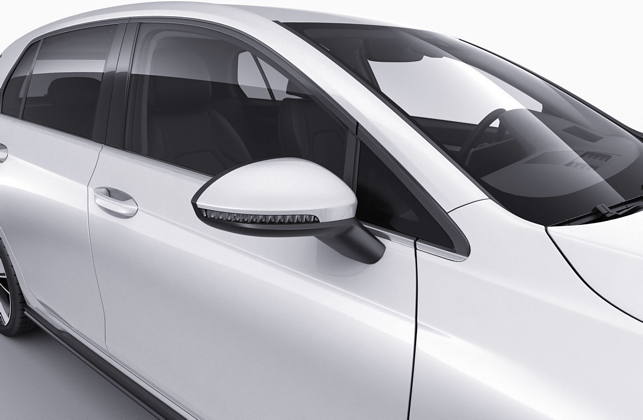 Volkswagen Golf 2020 GTI  GTE  R-line 3D model_37