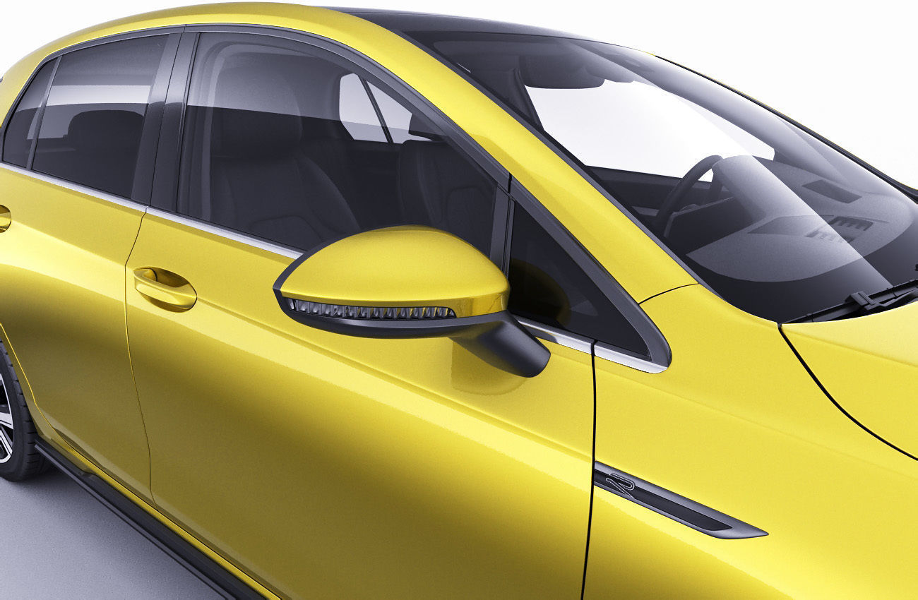 Volkswagen Golf 2020 GTI  GTE  R-line 3D model_35