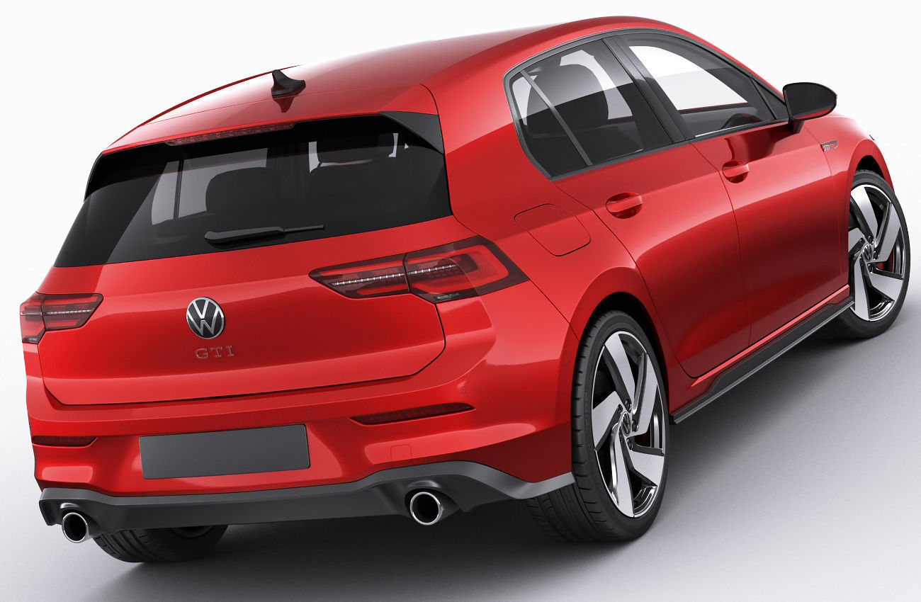 Volkswagen Golf 2020 GTI  GTE  R-line 3D model_5