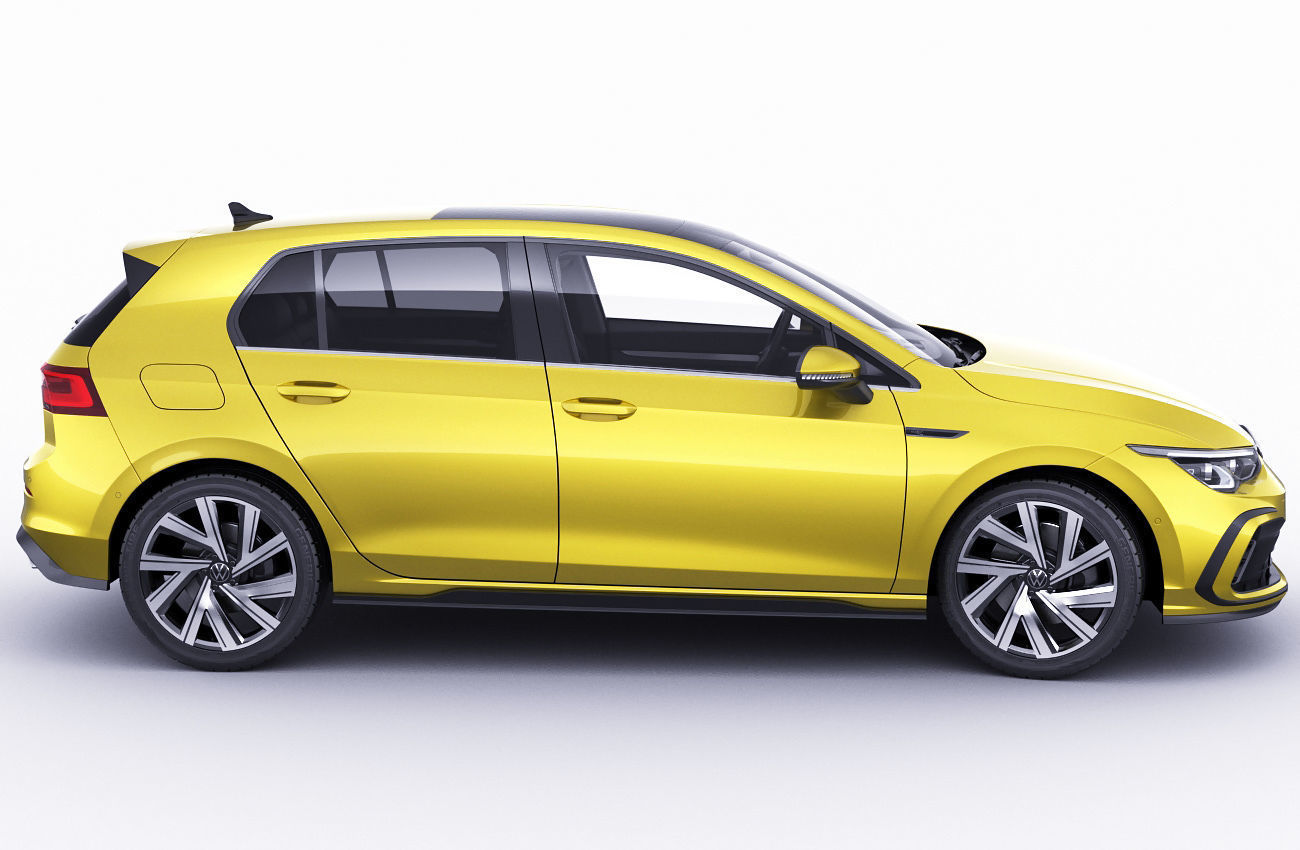 Volkswagen Golf 2020 GTI  GTE  R-line 3D model_7
