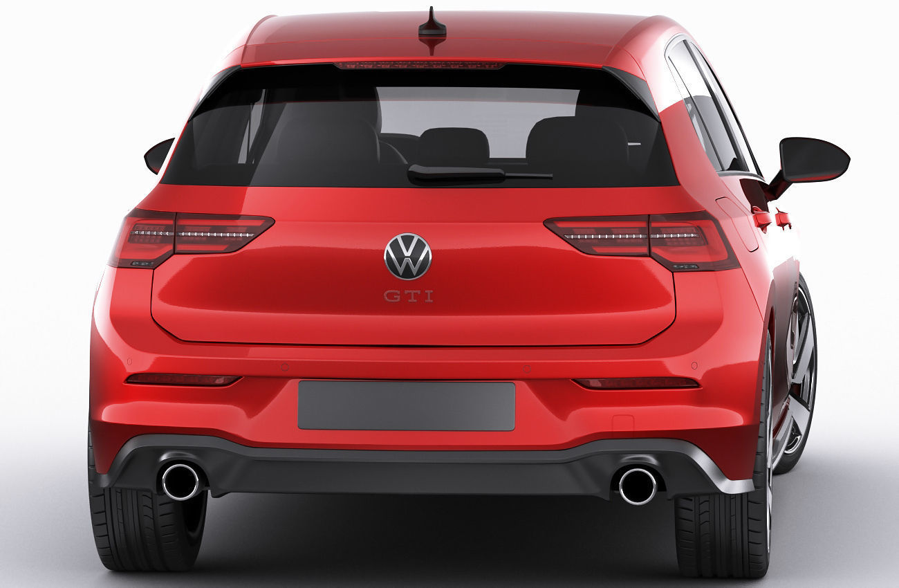 Volkswagen Golf 2020 GTI  GTE  R-line 3D model_33