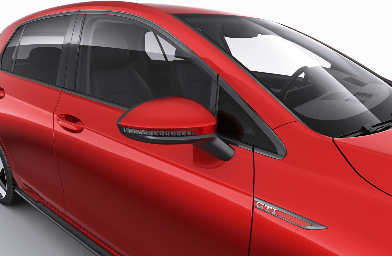 Volkswagen Golf 2020 GTI  GTE  R-line 3D model_36