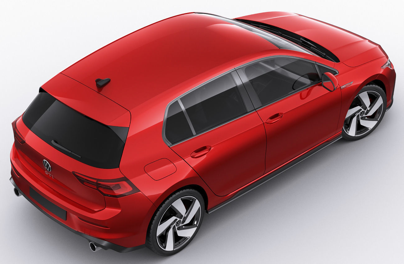 Volkswagen Golf 2020 GTI  GTE  R-line 3D model_22