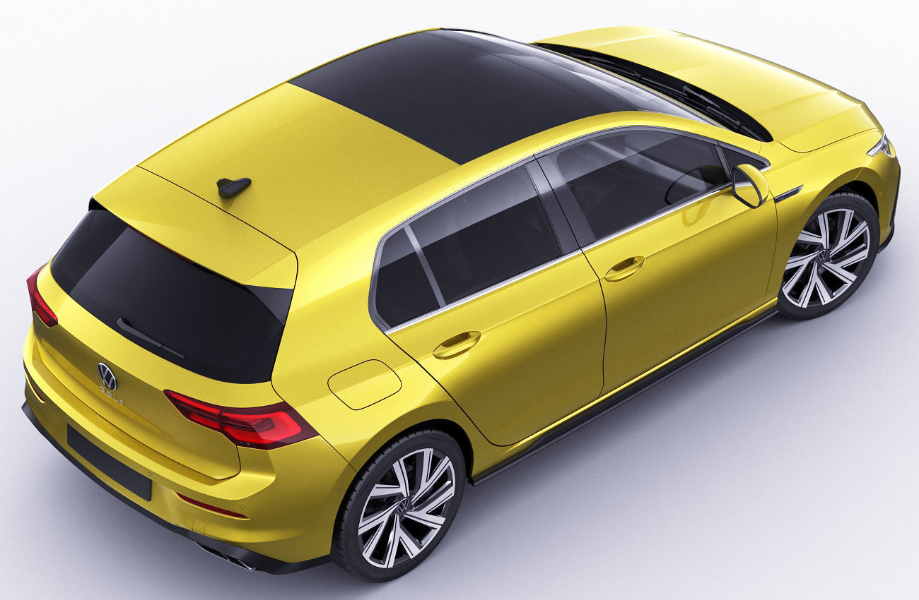 Volkswagen Golf 2020 GTI  GTE  R-line 3D model_21